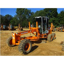 FIAT-ALLIS FG65C MOTOR GRADER, VIN/SN:85S05564 - 10' MOLDBOARD, CAB, A/C, 15.-19.5 TIRES, METER READ