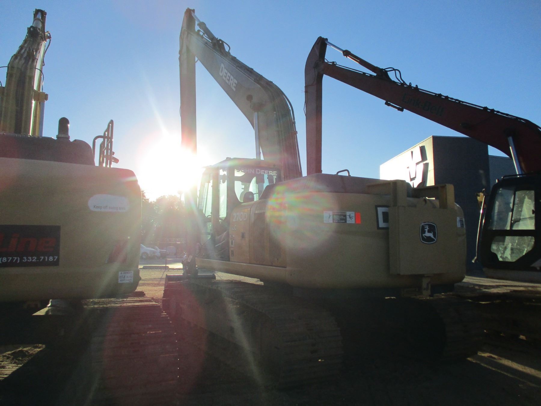 JOHN DEERE 270D LC LONG REACH EXCAVATOR, VIN/SN:703314 - 27' STICK, 60 ...