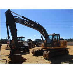 2011 JOHN DEERE 200D LC HYDRAULIC EXCAVATOR, VIN/SN:512719 - 10' STICK 42" BUCKET, AUX HYD, CAB, A/C