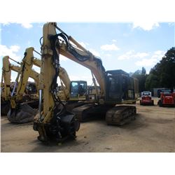 2010 KOMATSU PC200LC-8 HYDRAULIC EXCAVATOR, VIN/SN:A89419 - 9'6" STICK, 36" MULCHING HEAD, SHINN POW