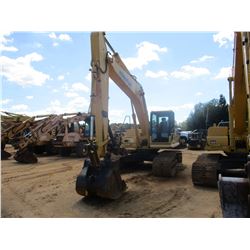 2007 KOMATSU PC200LC-8 HYDRAULIC EXCAVATOR, VIN/SN:A88414 - 9' STICK, 42" BUCKET, THUMB, CAB, A/C, M