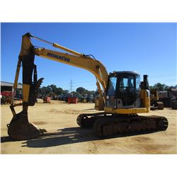 2006 KOMATSU PC138USLC-2E0 HYDRAULIC EXCAVATOR, VIN/SN:1840 - 8' STICK, 36" BUCKET, THUMB, CAB, A/C,