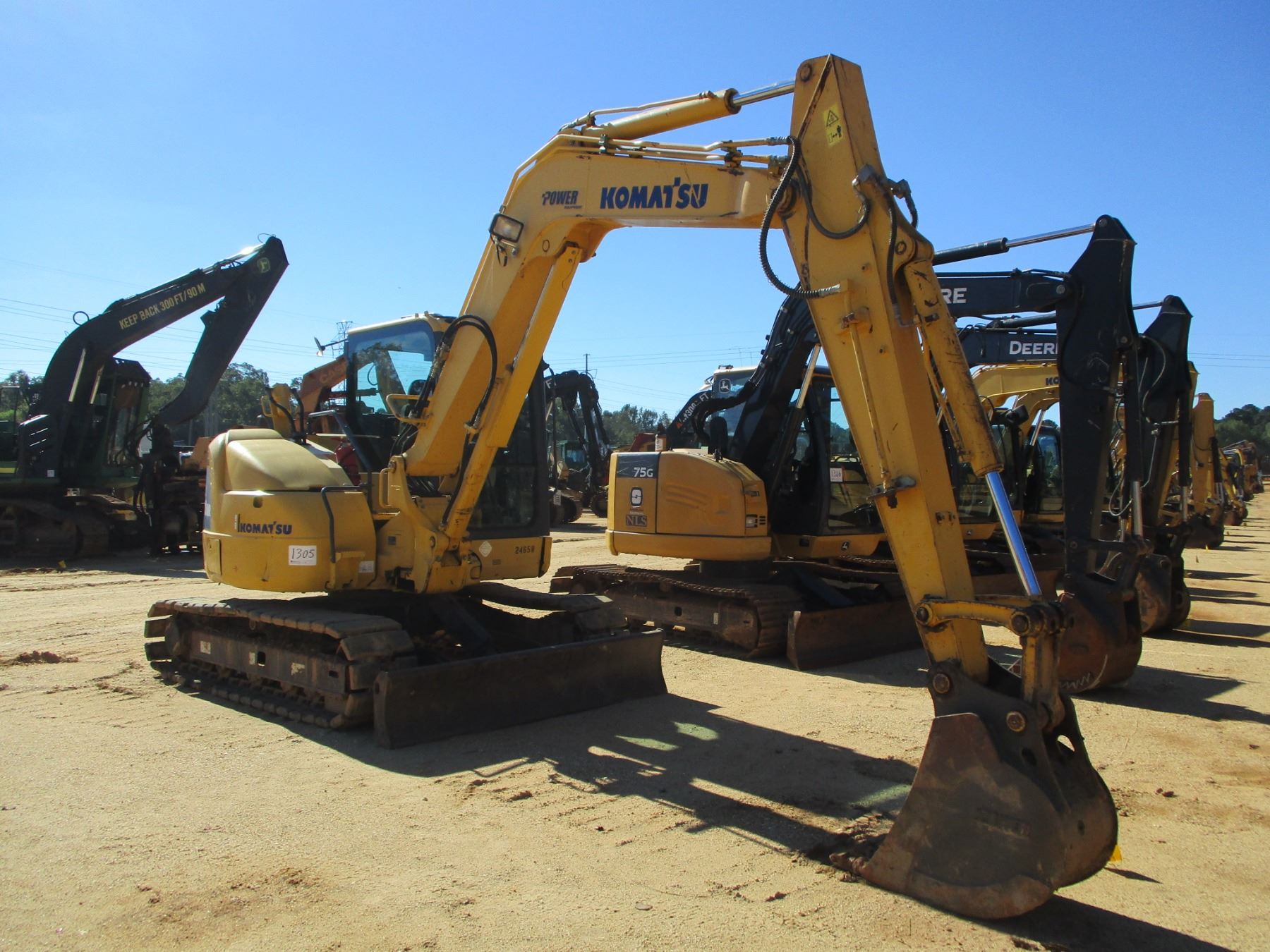 2008 KOMATSU PC88MR 8 HYDRAULIC EXCAVATOR VIN SN 5158 7 STICK 18 2008-komatsu-pc88mr-8-hydraulic-excavator-vin-sn-5158-7-stick-18