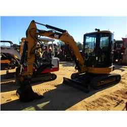CAT 303CR EXCAVATOR, VIN/SN:DMA04314 - 5'-6" STICK, 18" BUCKET, HYD THUMB, AUX HYD, BLADE, RUBBER TR