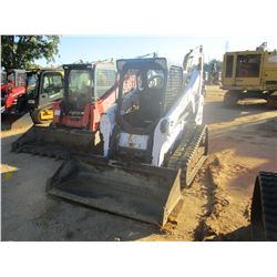 2013 BOBCAT T650 SKID STEER LOADER, VIN/SN:A3P017185 - CRAWLER, BUCKET, HIGH FLOW, CANOPY, METER REA