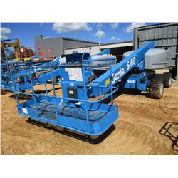 2007 GENIE S60 MANLIFT, VIN/SN:S6007-16306 - 4X4, 60' HEIGHT, DEUTZ DIESEL ENGINE, 50' 4" REACH, HYD