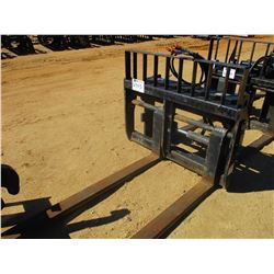 JCB FORK ATTCH, FITS WHEEL LOADER, EQ#71755, (B6)