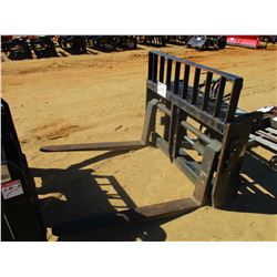 JCB 330/71509 FORK ATTACH FITS WHEEL LOADER, EQ#30438, (B6)