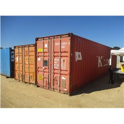 40' STEEL SHIPPING CONTAINER, (B6)