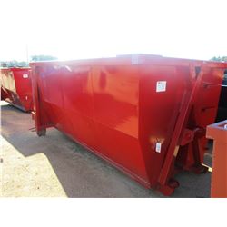 17 YARD ROLL OFF CONTAINERS, 36" LIFT BAR AND CABLE HOOK, (B7)