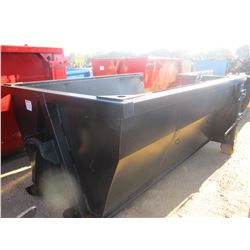 10 YARD ROLL OFF CONTAINERS, 36" LIFT BAR AND CABLE HOOK, (B7)