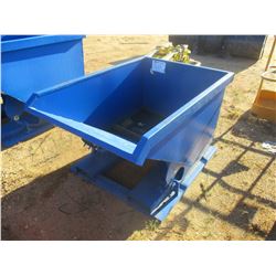 1 CUBIC YARD SELF DUMPING HOPPER, (B7)