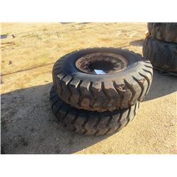 (2) 14.00-24 TIRES & RIMS, (B8)