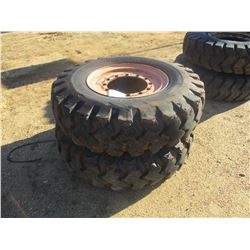 (2) 14.00-24 TIRES & RIMS, (B8)