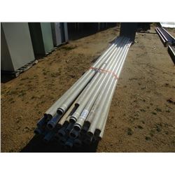 MISC SIZE PVC PIPE, (B9)
