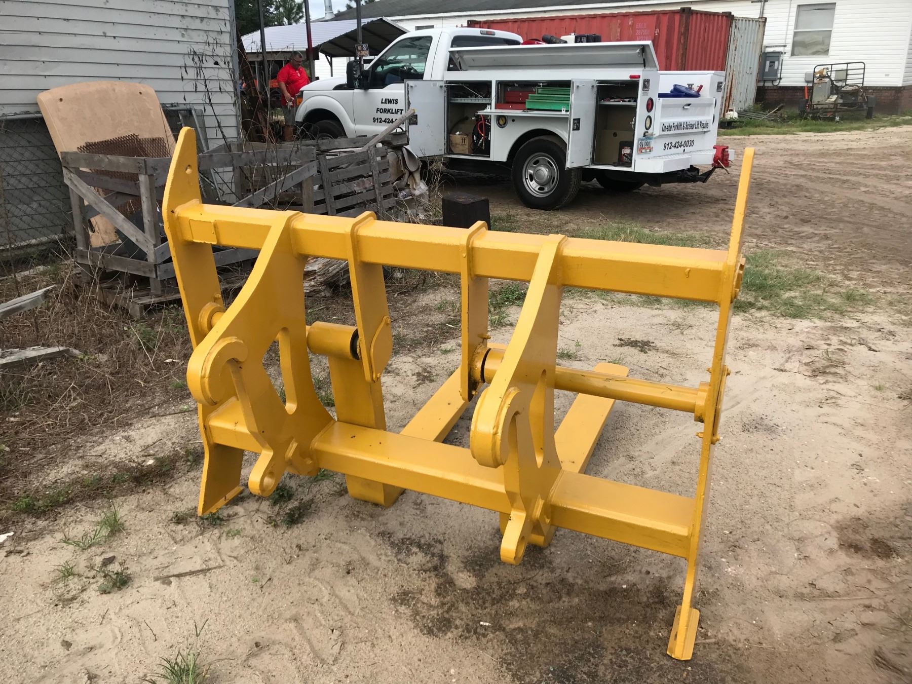 JRB Q/C FORKS TO FIT KOMATSU WA120 WHEEL LOADER (SELLING ABSENTEE