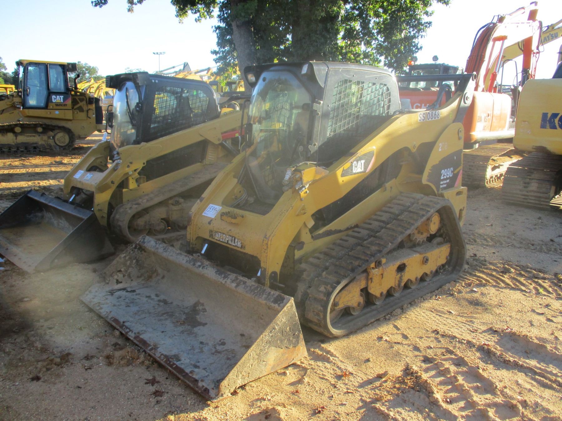 2010 CAT 299C SKID STEER LOADER, VIN/SN:JSP00868 - CRAWLER, BUCKET, TWO ...