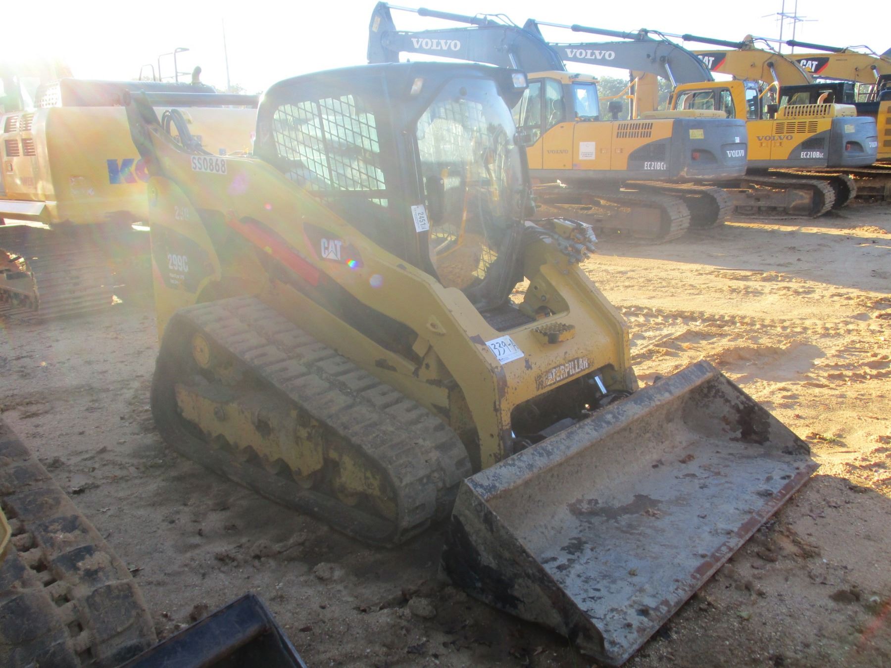 2010 CAT 299C SKID STEER LOADER, VIN/SN:JSP00868 - CRAWLER, BUCKET, TWO ...