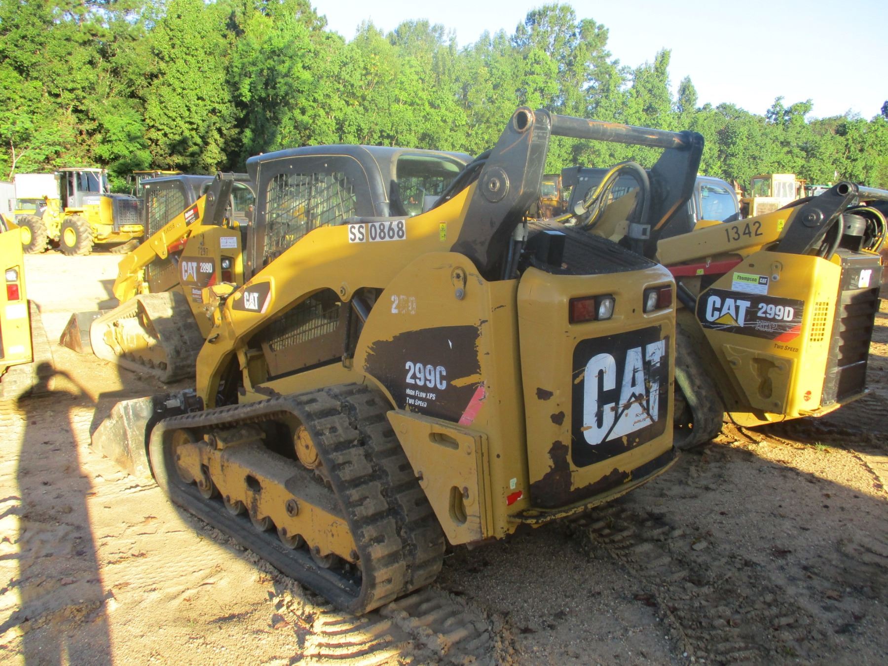2010 CAT 299C SKID STEER LOADER, VIN/SN:JSP00868 - CRAWLER, BUCKET, TWO ...
