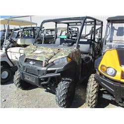 POLARIS 570 CREW, GAS ENGINE, ROLL BAR, DUMP BED, METER READING 688 HOURS
