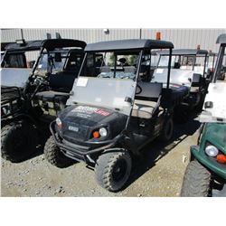 2015 EZ GO TERRAIN 250 ATV, VIN/SN:3095260 - SIDE BY SIDE, GAS ENGINE, WINDSHIELD, CANOPY, DUMP BED,