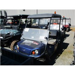 2015 EZ GO TERRAIN 250 ATV, VIN/SN:3098866 - SIDE BY SIDE, GAS ENGINE, WINDSHIELD, CANOPY, DUMP BED,