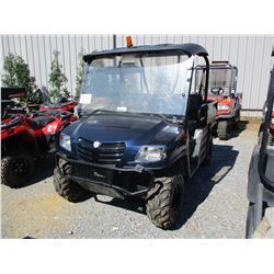 CUSHMAN XD 1600 SIDE BY SIDE, - 4X4, KUBOTA DIESEL ENGNE, WINDSHIELD, CANOPY, DUMP BED