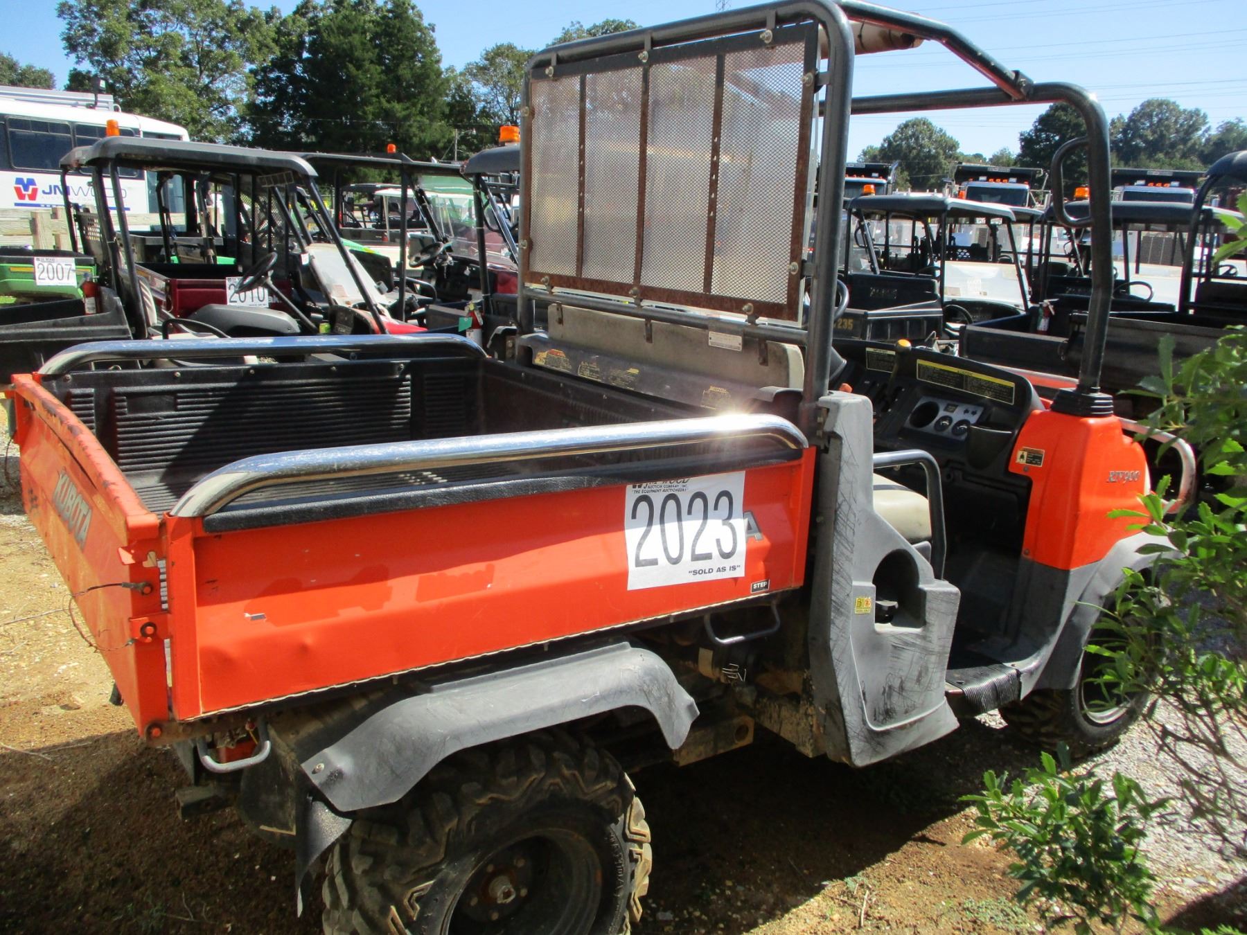 KUBOTA RTV 900 SIDE BY SIDE, VIN/SN66536 4X4, DIESEL ENGINE, ROLL