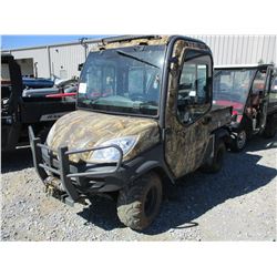 2011 KUBOTA RTV1100 UTV, VIN/SN:A5KC1HDAKBG030780 - 4X4, DIESEL ENGINE, CAB, A/C, HYD DUMP BED, WINC