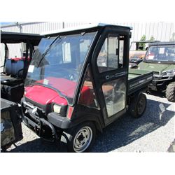 KAWASKI MULE VIN/SN:KAF620G - 4X4, CAB, DUMP BED, METER READING 2374 HOURS