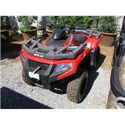 2016 ARTIC CAT ALTERRA 400 ATV, VIN/SN:RFB16ATV0GK6M0694 - 4X4, ODOMETER READING 1 MILE