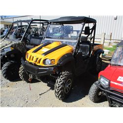 CUB CADET CHALLENGER 500 UTV, VIN/SN:LWGMDTZB1HA000512 - 4X4, DUMP BED, WARN WINCH, CANOPY, WINDSHIE