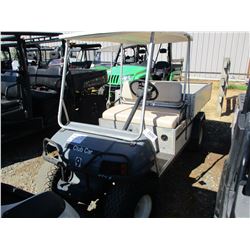 CLUB CAR TURF II XRT GOLF CART, VIN/SN:XG9925770775 - CANOPY, DUMP BED, METER READING 6,049 HOURS