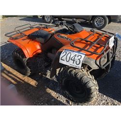 2001 HONDA RANCHER ATV, VIN/SN:TRX350TM