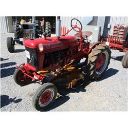 MCCORMICK FARMALL FARM TRACTOR, VIN/SN:35488R1 - 42" BELLY CUTTER, 9.5-24 TIRES