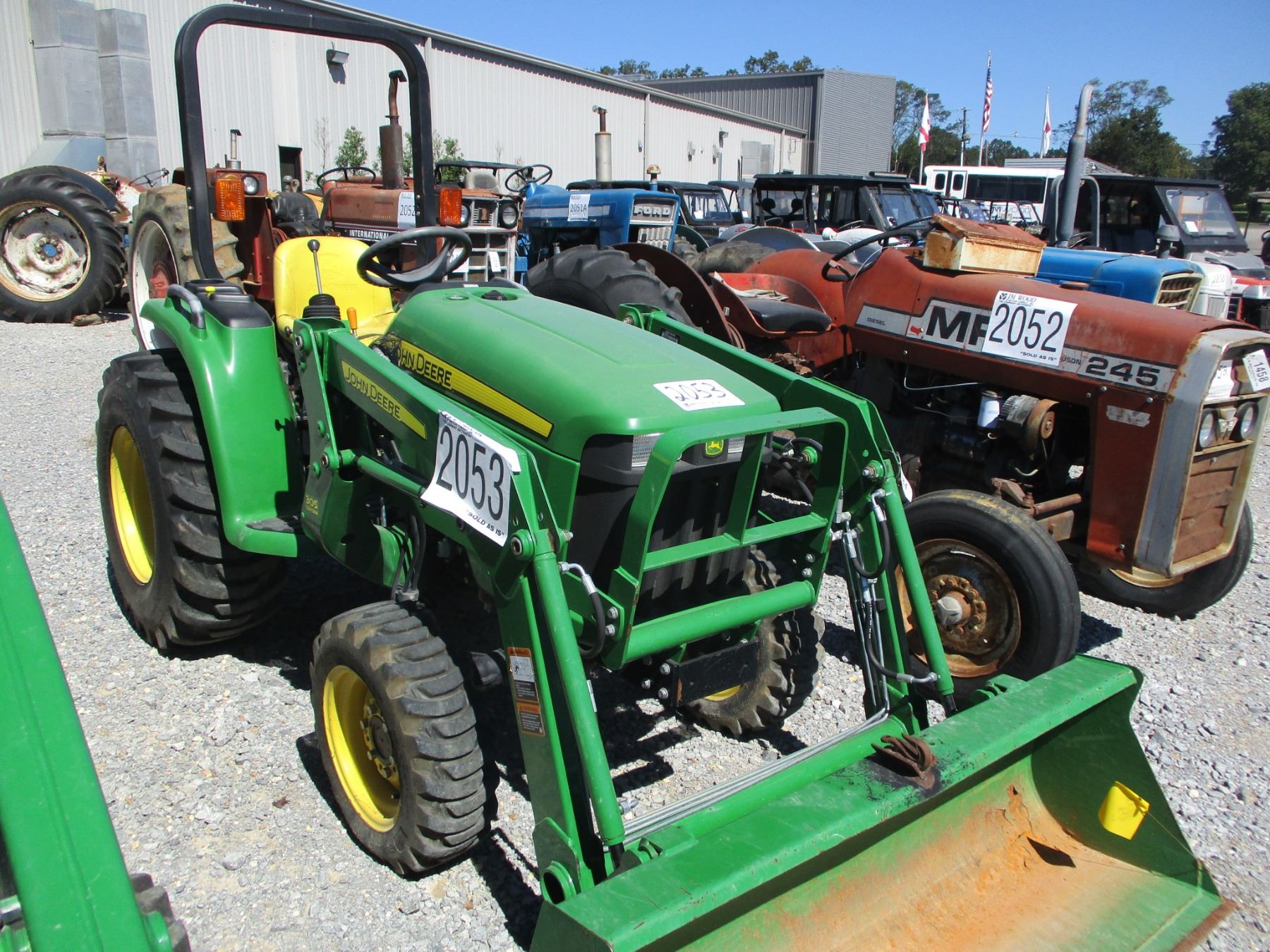 2012 JOHN DEERE 3032E FARM TRACTOR, VIN/SN411643 MFWD, JOHN DEERE
