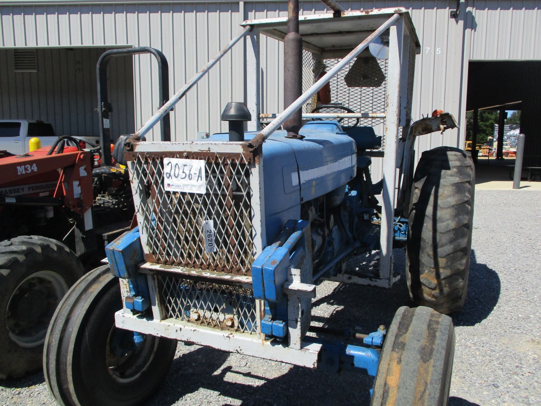 FORD 6600 FARM TRACTOR, VIN/SN:C630474 - CANOPY, 16.9-30 REAR TIRES, 10 ...