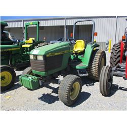 JOHN DEERE 4500 FARM TRACTOR, VIN/SN:250248 - ROLL BAR, 44X18.00-20 TIRES, METER READING 700 HOURS