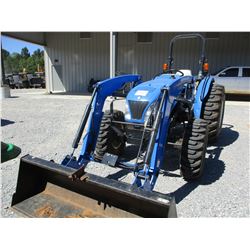 NEW HOLLAND WORKMASTER 50 FARM TRACTOR, VIN/SN:5377344 - MFWD, 1 REMOTE, NEW HOLLAND 621TL FRONT LOA