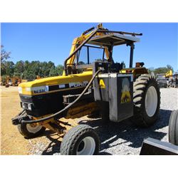 FORD 7840 FARM TRACTOR, VIN/SN:BD76820 - 2 REMOTES, ALAMO SIDE MOWER, 4' BRUSH HEAD, CANOPY, METER R