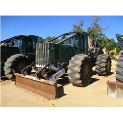 2003 JOHN DEERE 848H SKIDDER, VIN/SN:640955 - GRAPPLE, DUAL ARCH, WINCH, CAB, A/C, 30.5-5L-32 TIRES,