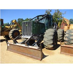 2010 JOHN DEERE 848H SKIDDER, VIN/SN:628805 - DUAL ARCH, WINCH, CAB, A/C, 305.L-32 TIRES