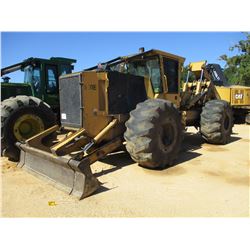 2015 TIGERCAT 620E SKIDDER, VIN/SN:6206541 - DUAL ARCH, WINCH, CAB, AC, 30.5-32 TIRES, METER READING