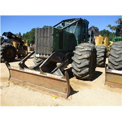 2013 JOHN DEERE 748H SKIDDER, VIN/SN:651036 - DUAL ARCH, WINCH, CAB, A/C, 30.5-32 TIRES