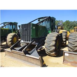 2013 JOHN DEERE 648H SKIDDER, VIN/SN:655084 - DUAL ARCH, WINCH, CAB, A/C, 30.5L-32 TIRES