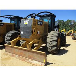 2015 CAT 525D SKIDDER, VIN/SN:GKP00173 - DUAL ARCH, WINCH, CAB, A/C, 30.5L-32 TIRES, METER READING 4