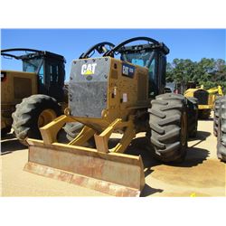 2015 CAT 525D SKIDDER, VIN/SN:GKP00164 - SINGLE ARCH, WINCH, CAB, A/C, 30.5L-32 TIRES, METER READING