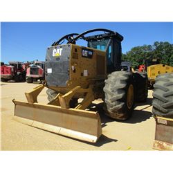 2015 CAT 525D SKIDDER, VIN/SN:GKP00189 - SINGLE ARCH, WINCH, CAB, AC, 30.5L-32 TIRES, METER READING 