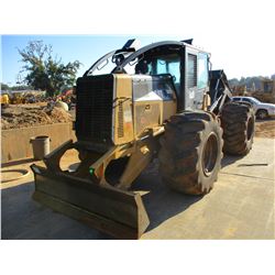 2013 CAT 525C SKIDDER, VIN/SN:52501829 - DUAL ARCH, AINCH, CAB, A/C, 30.5L-32 TIRES, METER READING 9