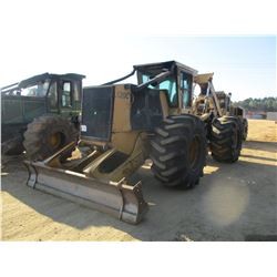 2007 TIGERCAT 620C SKIDDER, VIN/SN:6201163 - DUAL ARCH, WINCH, CAB, A/C, 30.5L-32 TIRES
